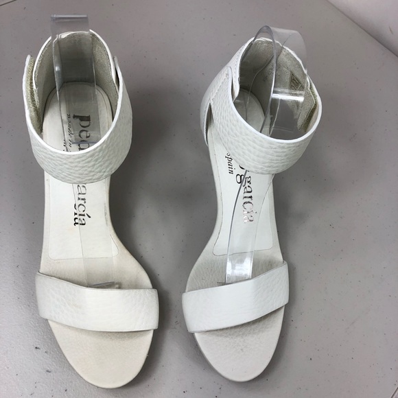 Pedro Garcia Sandals White Cervo Winka Size 36.5 - Picture 2 of 8